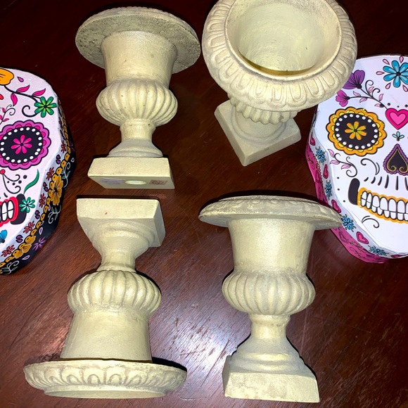 NWT’s Lancaster Market Set of 4 Candle🕯Holder’s &/Or Set of 4 Mini Planter’s🪴 - Picture 16 of 16